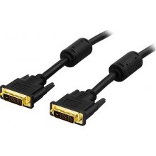 Deltaco DVI monitor cable Dual Link, DVI-D...