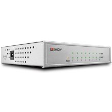 Lindy Switch 8-Port Gbit Metall schwarz