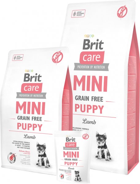 brit care mini grain free puppy lamb 7 kg