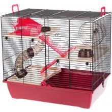 INTER-ZOO Pinky 3 Zinc Burgundy - cage for a...