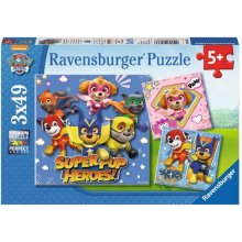 Ravensburger Puzzles 3x49 elements Paw...