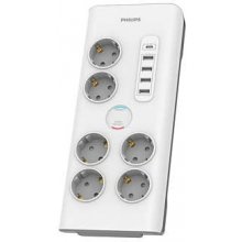 Philips Surge protector 6 sockets AC Fr 40W...