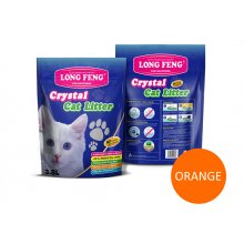 LONG FENG Silica gel cat litter Orange 3,8l