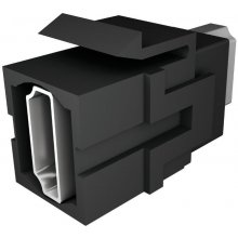 Bachmann HDMI Keystone module - black