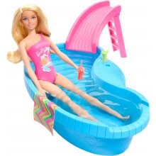 Mattel Barbie pool with doll