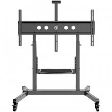 ONKRON Mobile TV Stand Rolling TV Cart for...