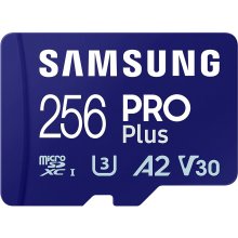 SAMSUNG CARD 256GB PRO Plus microSD UHS-I U3...
