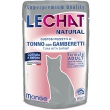 LeChat Natural pouches Tuna with Shrimp 80...