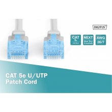 Digitus Patch cord U/UTP cat.5e PVC 30m gray