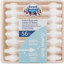 Canpol babies Cotton Buds With Limiter 56pc...