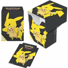 Pokemon TCG Deck Box Pikachu yellow-black