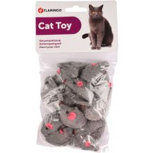 FLAMINGO cat toy Gray mouse 5cm 12pcs
