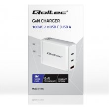 Qoltec GaN 100W charger,5V 20V 1.5A...