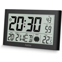 Hama Martinique Digital alarm clock Black