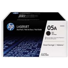 HP Toner CE505D 05A Schwarz 2 x 2.300 Seiten...