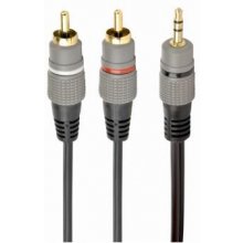 GEMBIRD CABLE AUDIO 3.5MM TO 2RCA 5M/GOLD...