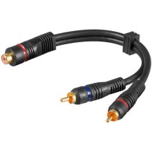 Goobay 50375 audio cable 0.2 m RCA 2 x RCA...