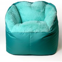 Go Gift Sako sack pouf Fluffy mint XXL 140 x...