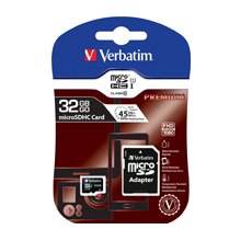 Verbatim MICRO SDHC CARD 32GB CLASS10 INCL...