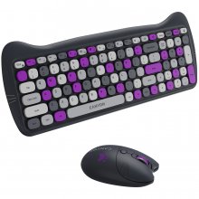 Klaviatuur CANYON HSET-W6 EN Keyboard+Mouse...