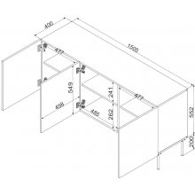 Cama MEBLE 3D chest of drawers PALAZZO BIS...