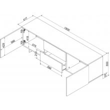 Cama MEBLE Cama RTV 2D2S ALMA cabinet...