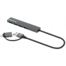 MANHATTAN Kombo-Hub 4Port USB 3.0...