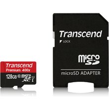 Mälukaart TRANSCEND 128GB MICROSDXC CLASS10...