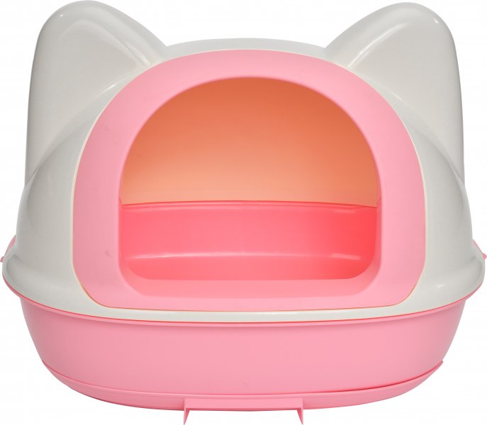 AOTONG Cat litter box 58.5x42.5x48.5 cm pink AOTBP152 RO Pets24.ee