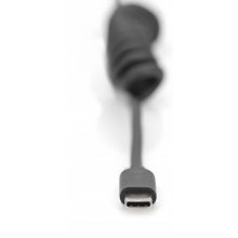 Digitus Ladekabel USB-C->USB-C Spiralkabel...