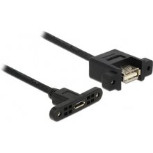 DeLOCK USB Kabel A -> Micro-B Bu/Bu 0.25m...