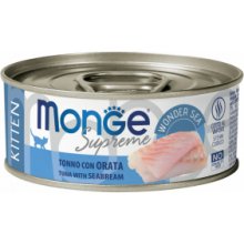 Monge Supreme Tuna with Seabream Kitten 80...
