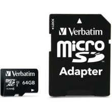 Verbatim Pro 64 GB MicroSDXC UHS Class 10