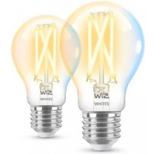 WiZ Filament Bulb Clear 60 W A60 E27 x2