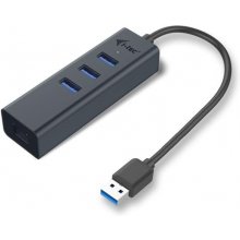 I-TEC Metal USB 3.0 HUB 3 Port + Gigabit...