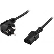 DELTACO device cable, PC & wall, angled CEE...