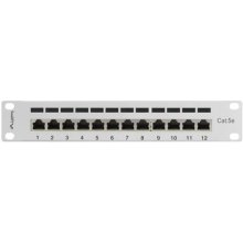 Lanberg PPF5-9012-S patch panel 1U