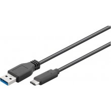 Goobay USB 3.1 USB Type-C kabel 15cm Sort