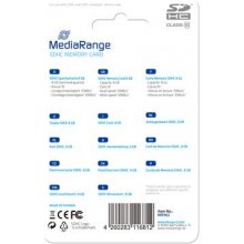 Флешка MediaRange SD Card 8GB SDHC CL.10