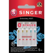 Singer | Embroidery Needle ASST 5PK