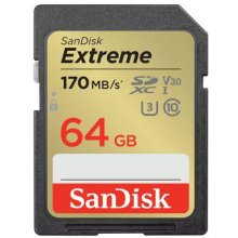 Mälukaart SANDISK Extreme 64 GB SDXC UHS-I...