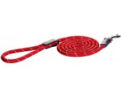 Rogz Поводок Rope Medium 9 мм 1,8м, красный...
