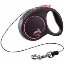 FLEXI Black Design XS cord 3m pink