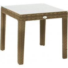 Home4you Side table WICKER 50x50xH45cm...