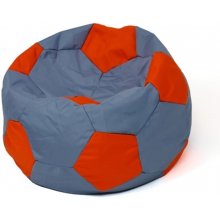 Go Gift Soccer Sako bag pouffe grey-red L 80...