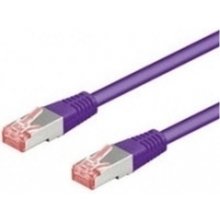 Goobay CAT 6 S/FTP CU 1m Violet