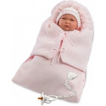 Llorens Doll Newborn Lala in pink blanket 42...