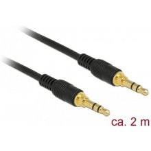 DELOCK 85549 audio cable 2 m 3.5mm Black