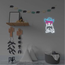 Manta SNL114MT Style Neon Lights Bulldog Dog...