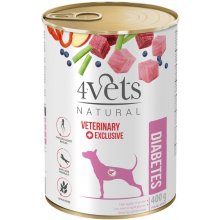 4vets Natural Diabetes Dog - wet dog food -...